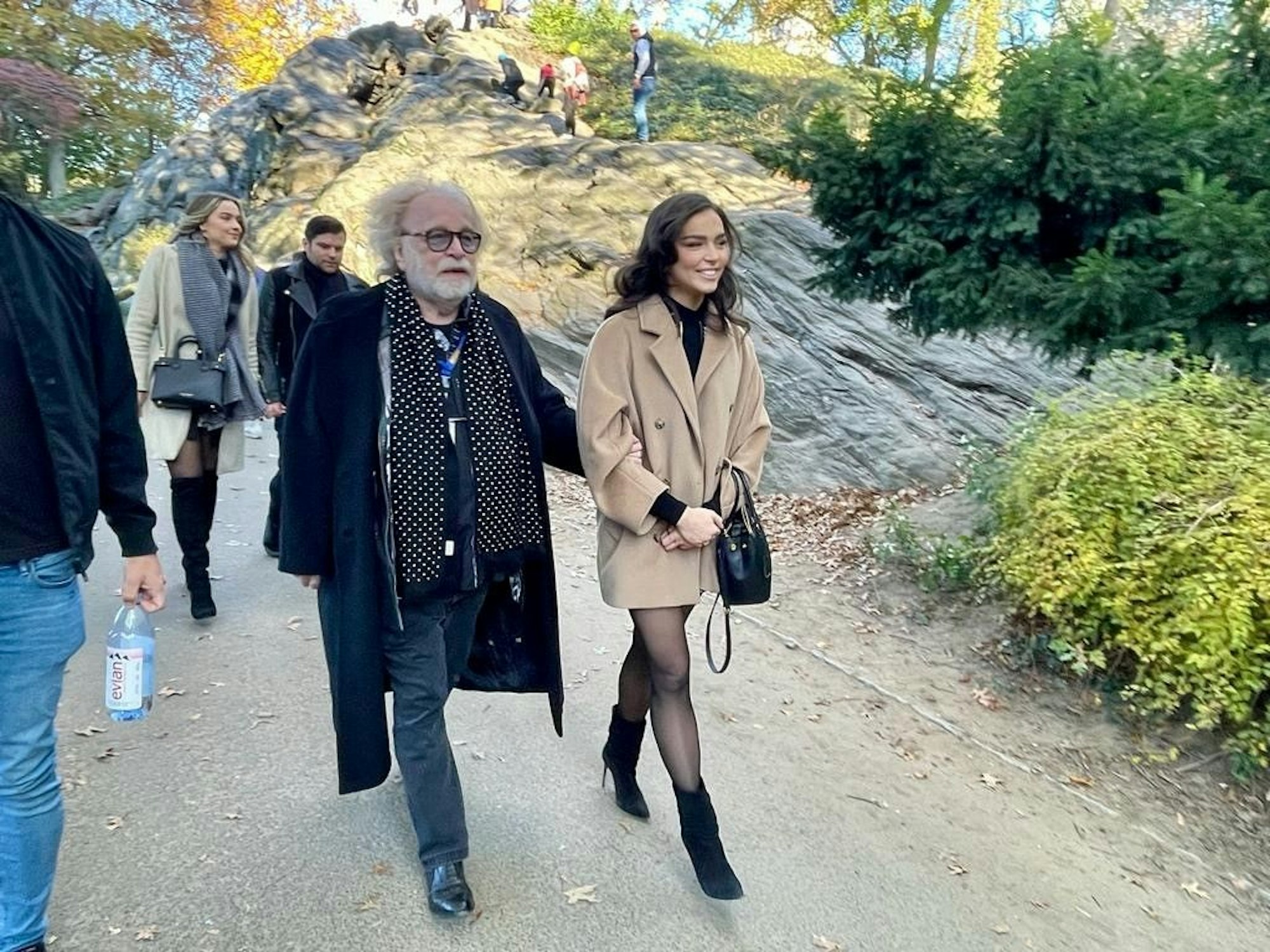 Bernhard Paul mit seiner Tochter im Central Park.