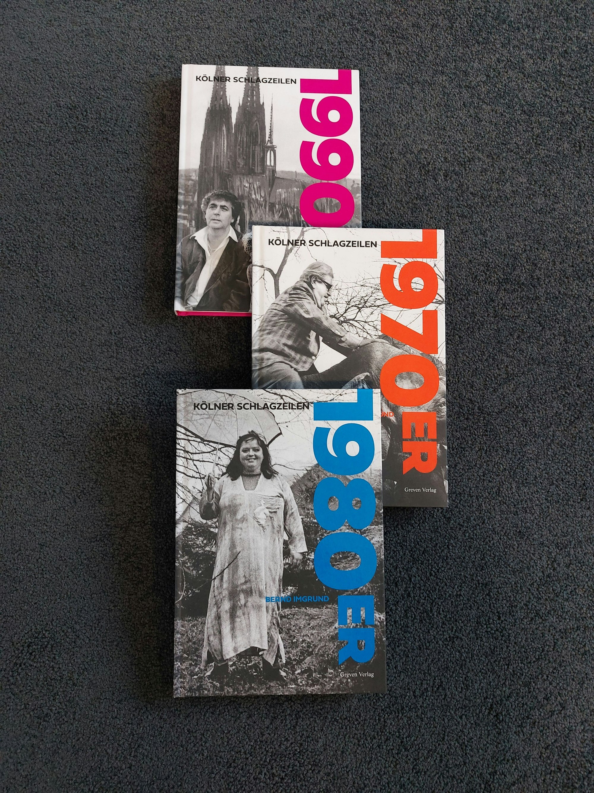 Die drei neuen Bände von Bernd Imgrund.