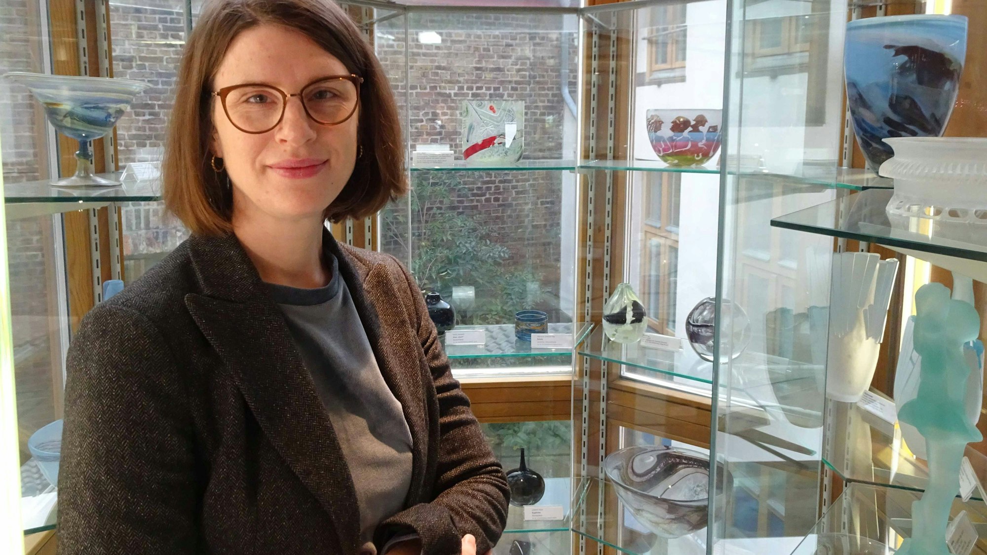 Sammeln, Bewahren, Erforschen, Präsentieren und Vermitteln sind die fünf Säulen der Arbeit von Caroline Heise, der neuen Leiterin des Glasmuseums.
