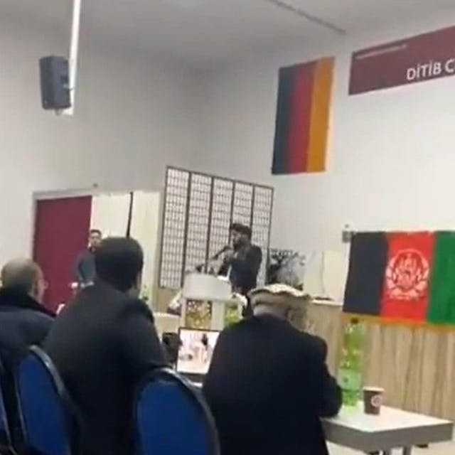 Ein hoher Taliban-Funktionär sprach bei einer Veranstaltung in Räumen der Ditib-Moschee in Köln-Chorweiler.