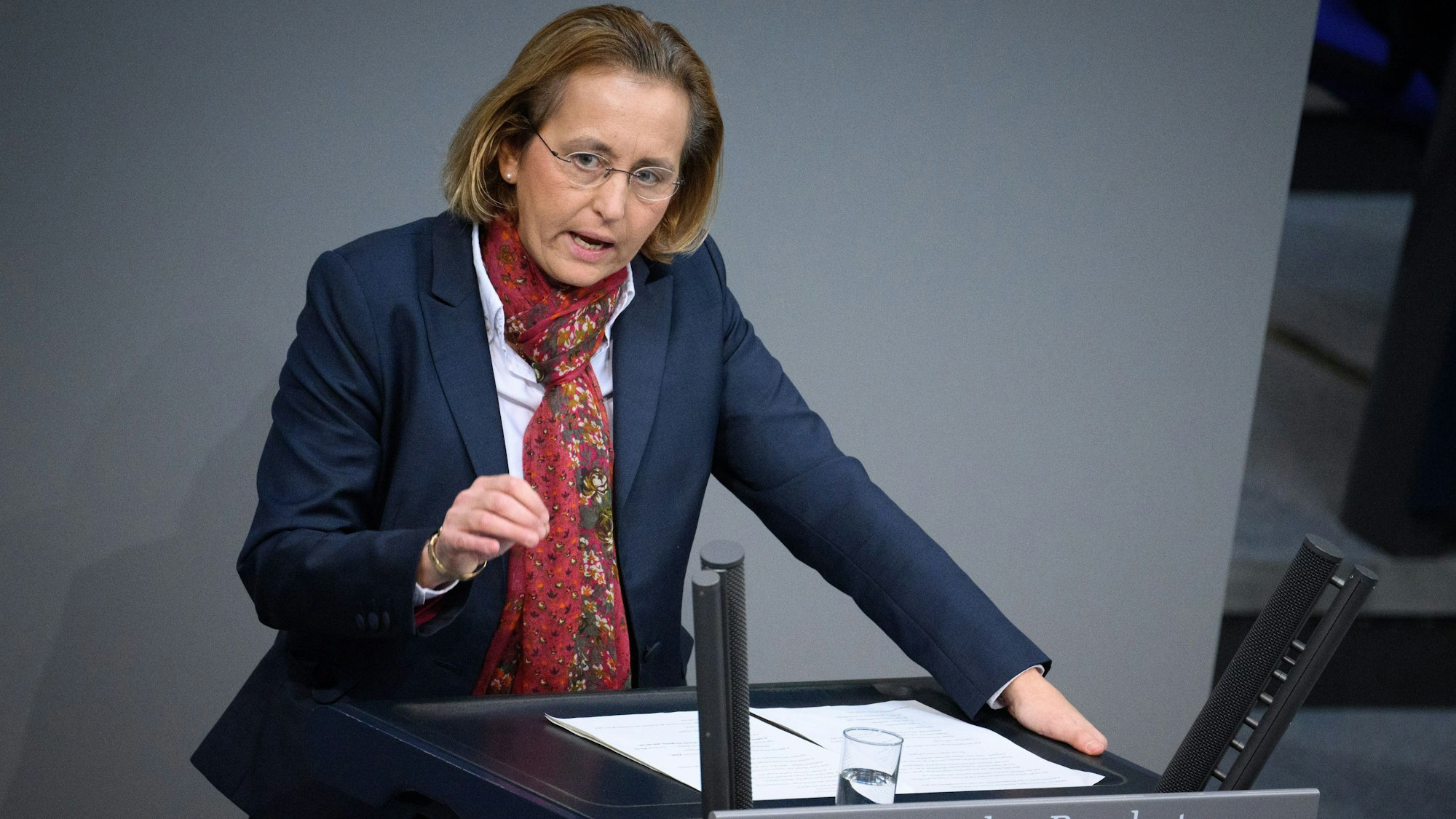 Beatrix von Storch (AfD) spricht am 9. November 2023 in der Plenarsitzung im Deutschen Bundestag.