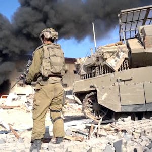 Gaza: Ein israelischer Soldat im Einsatz