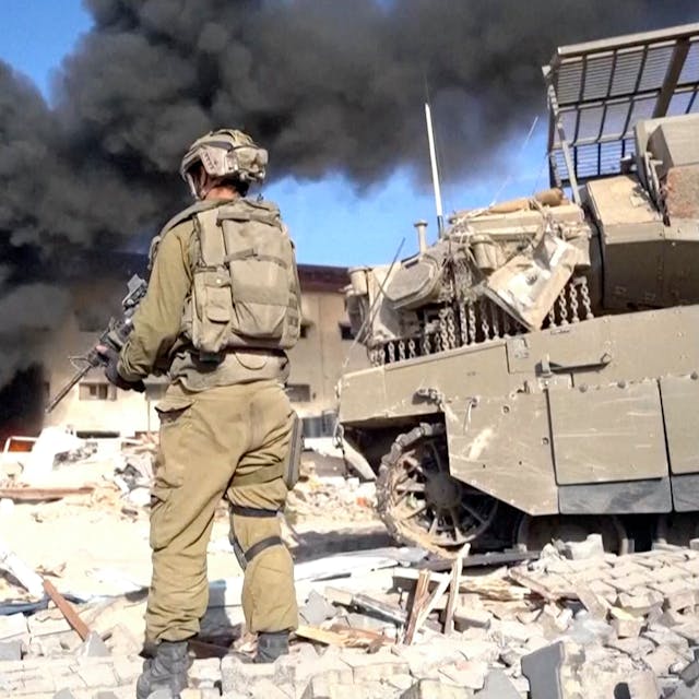 Gaza: Ein israelischer Soldat im Einsatz