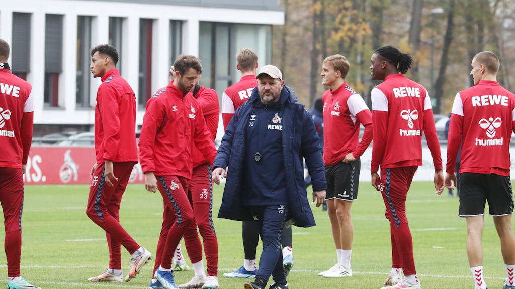 Steffen Baumgart im FC-Training.