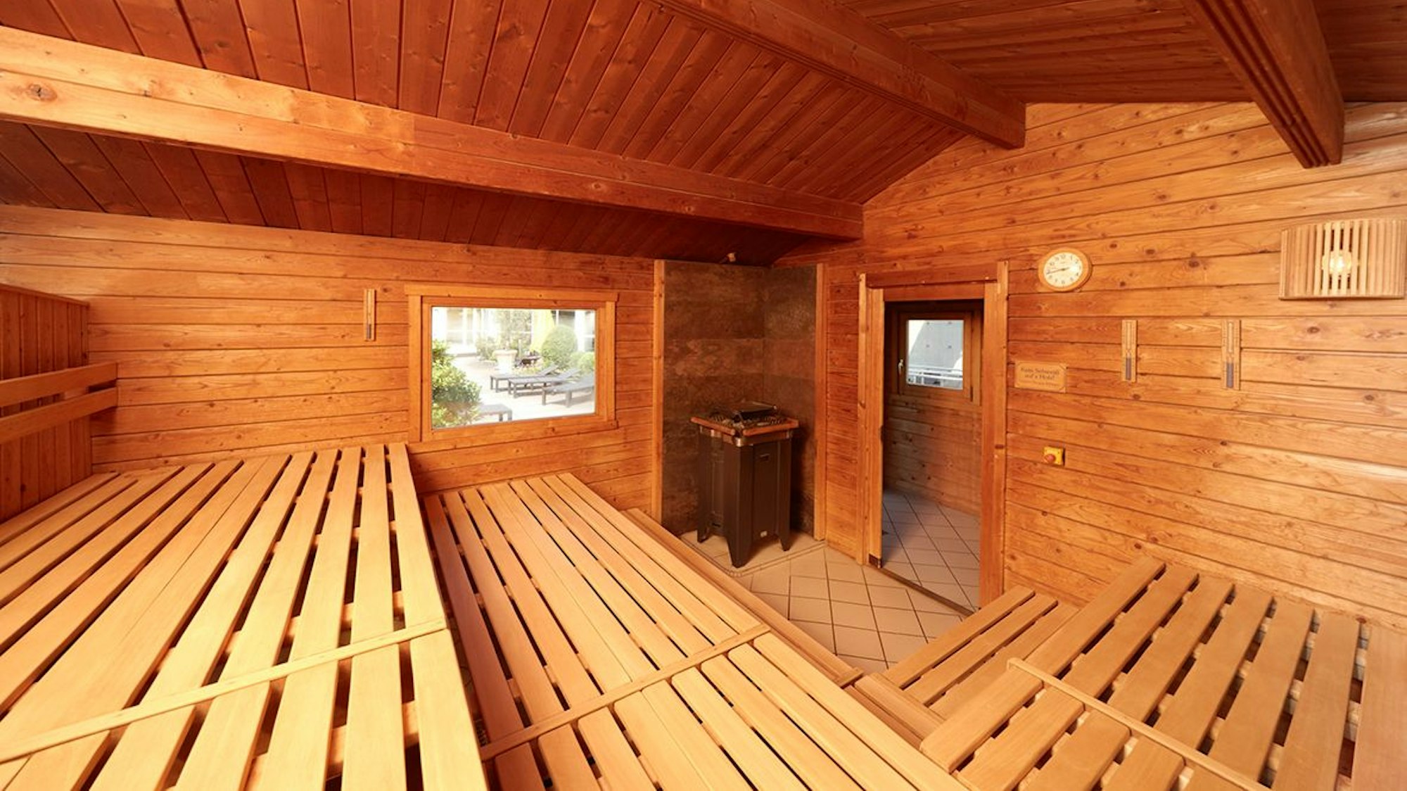 Eine Sauna im Agrippabad.