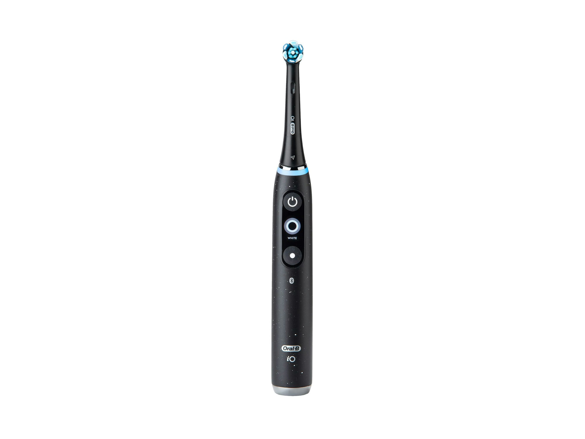 Elektrische Zahnbürste des Modells „iO Series 10 Cosmic Black“ von Oral-B