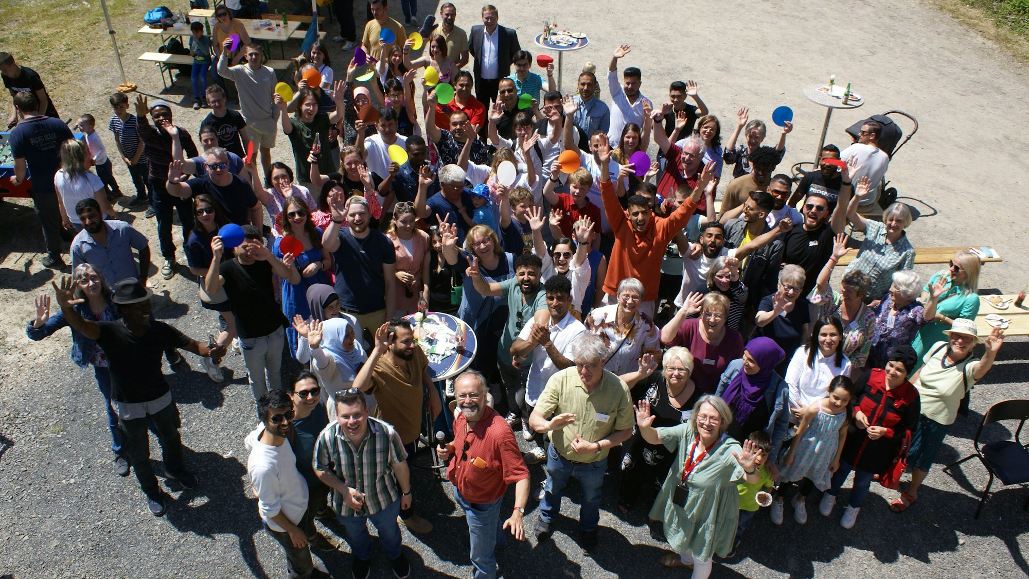 Das Foto zeigt das Sommerfest des Fluchtpunkts Kürten