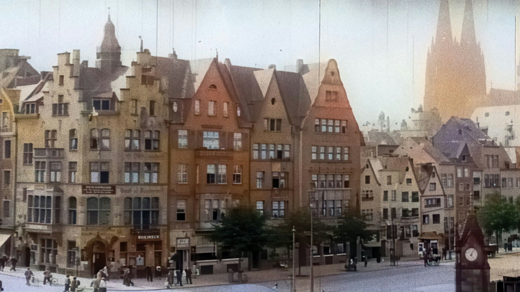 Bilder aus dem Film „Das alte Rheinland in Farbe – eine historische Filmreise von Hermann Rheindorf“.