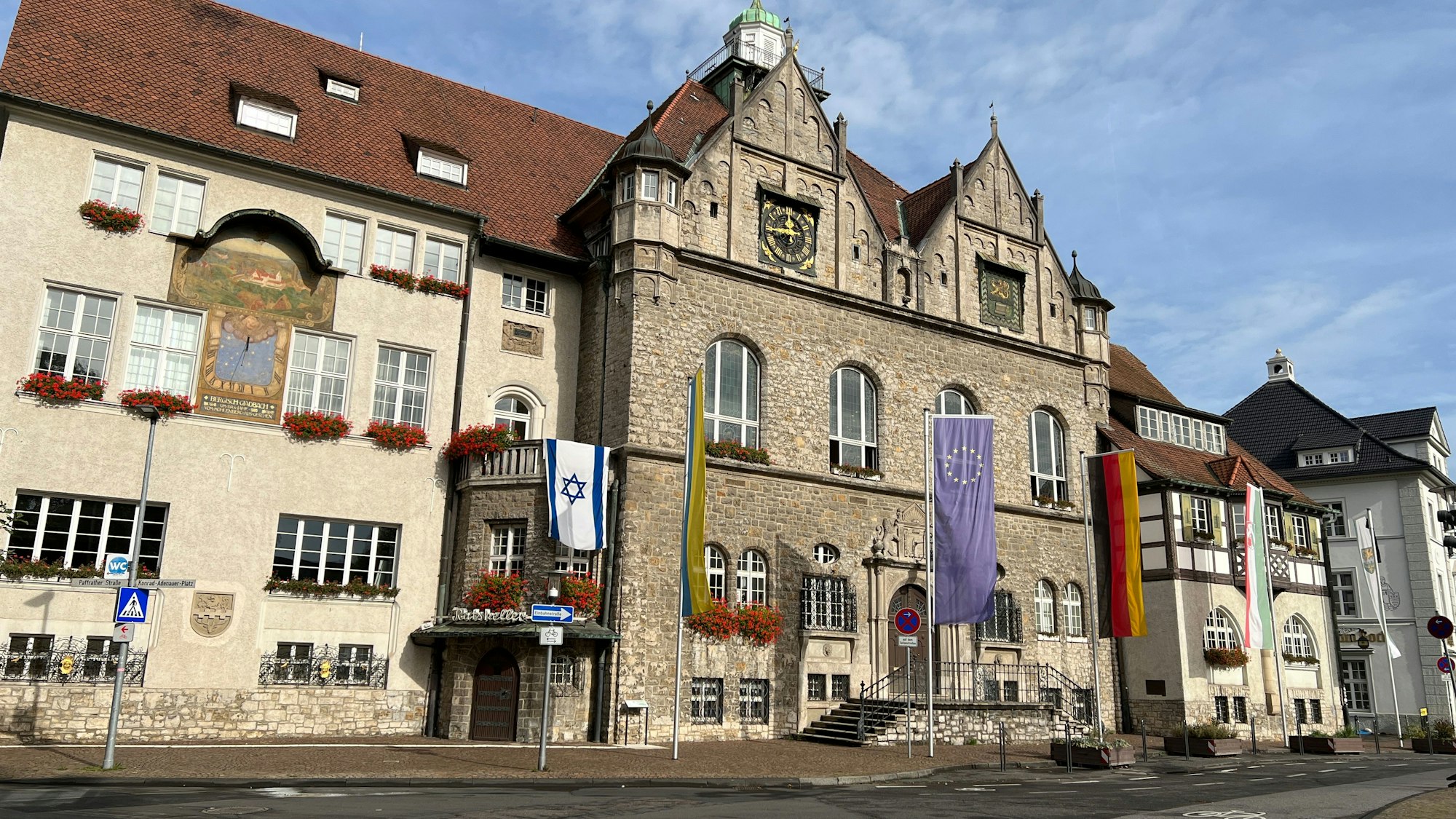 Das Rathaus von Bergisch Gladbach