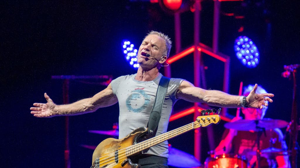 Sting rockte die Bühne in der Lanxess-Arena.