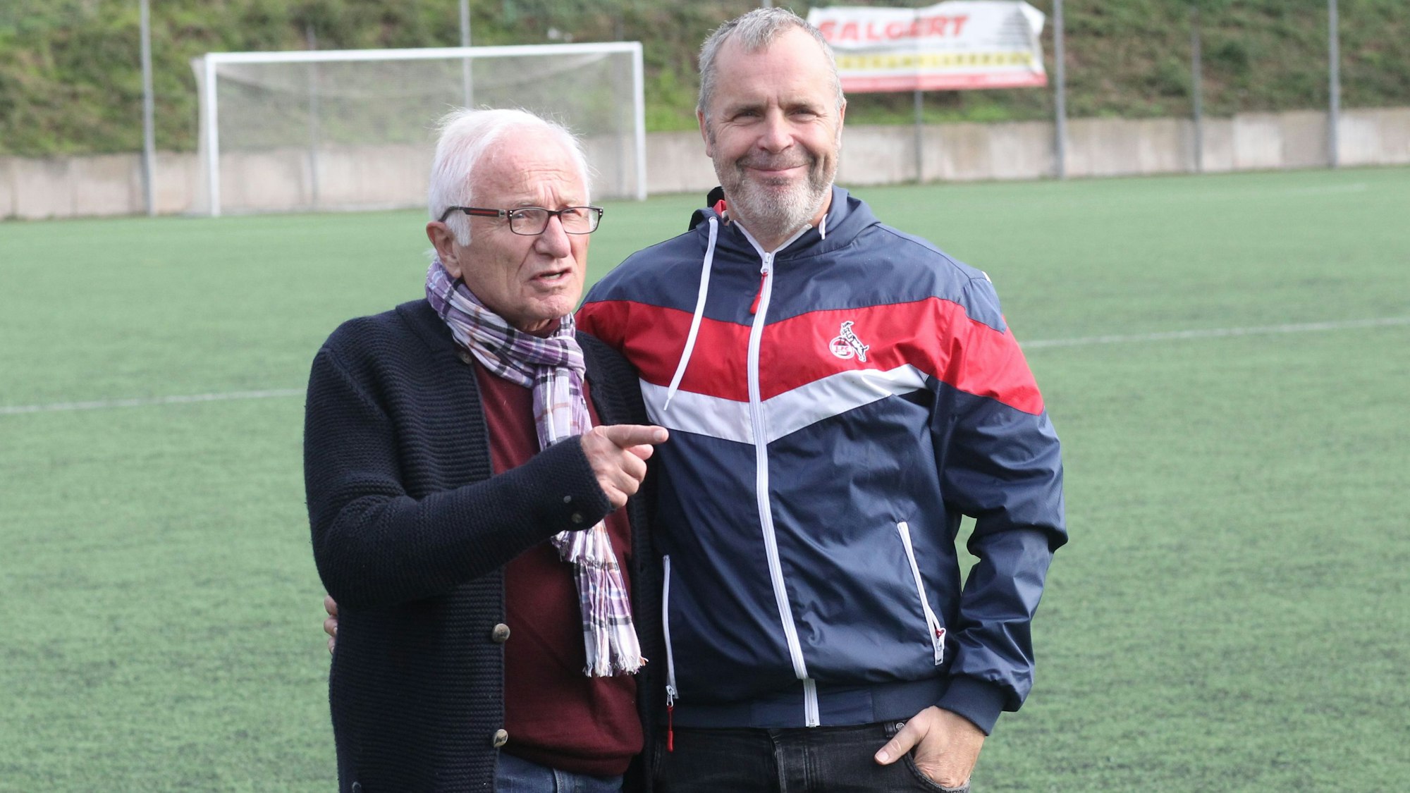 Präsident Christian Kohr (links) und Sportdirektor Oliver Bonato vom Siegburger SV 04