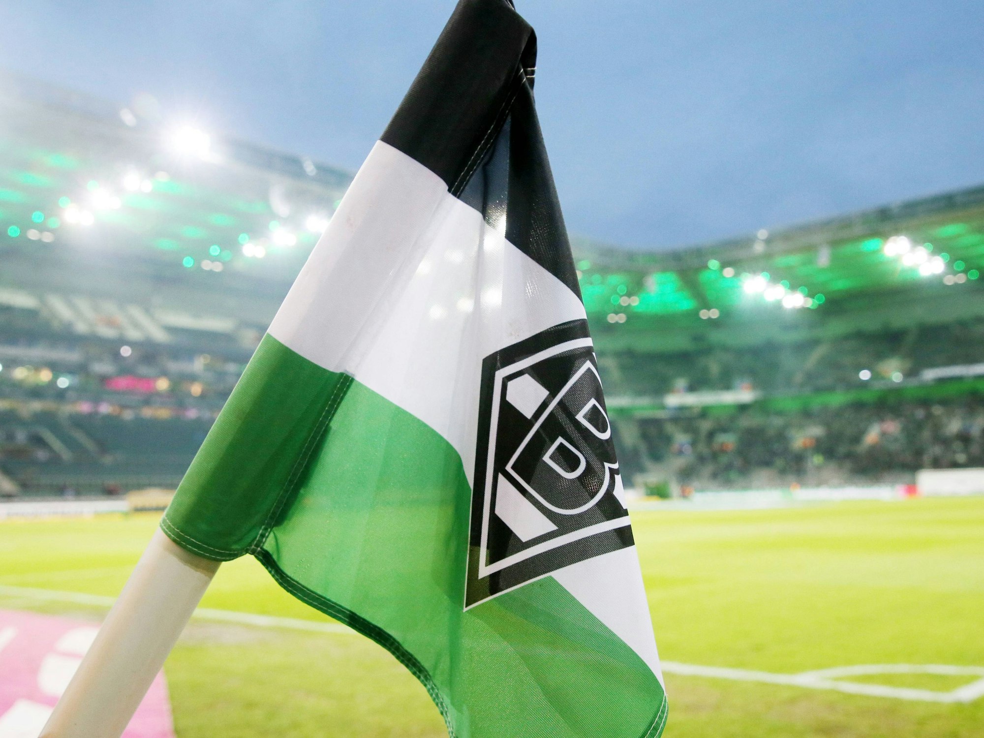 Die Fahne von Borussia Mönchengladbach.