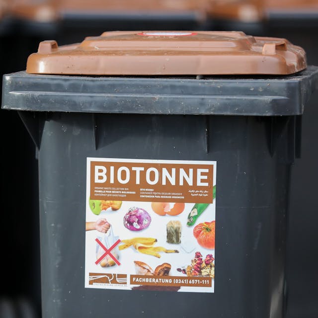 Eine Biotonne