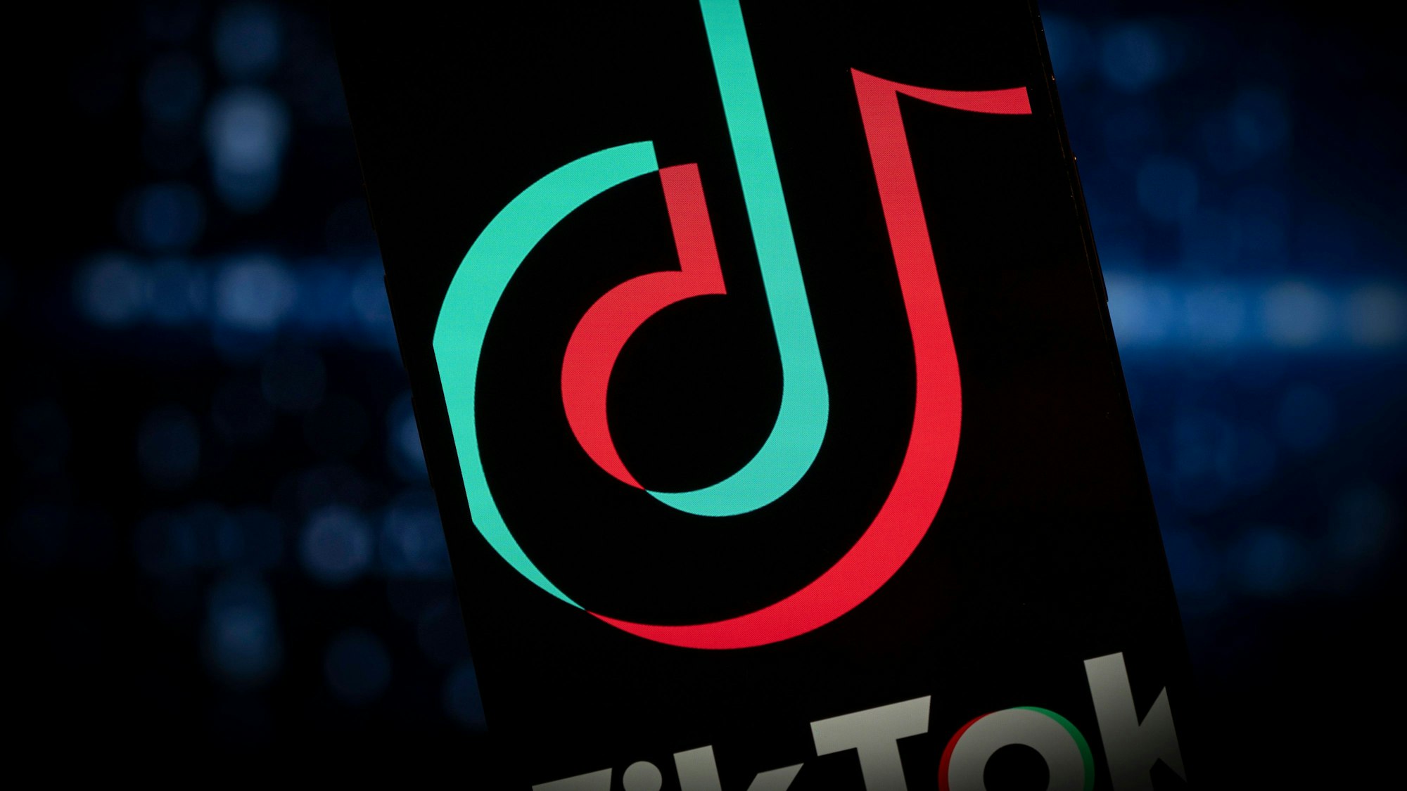 Das Logo der Social-Media-Platform TikTok