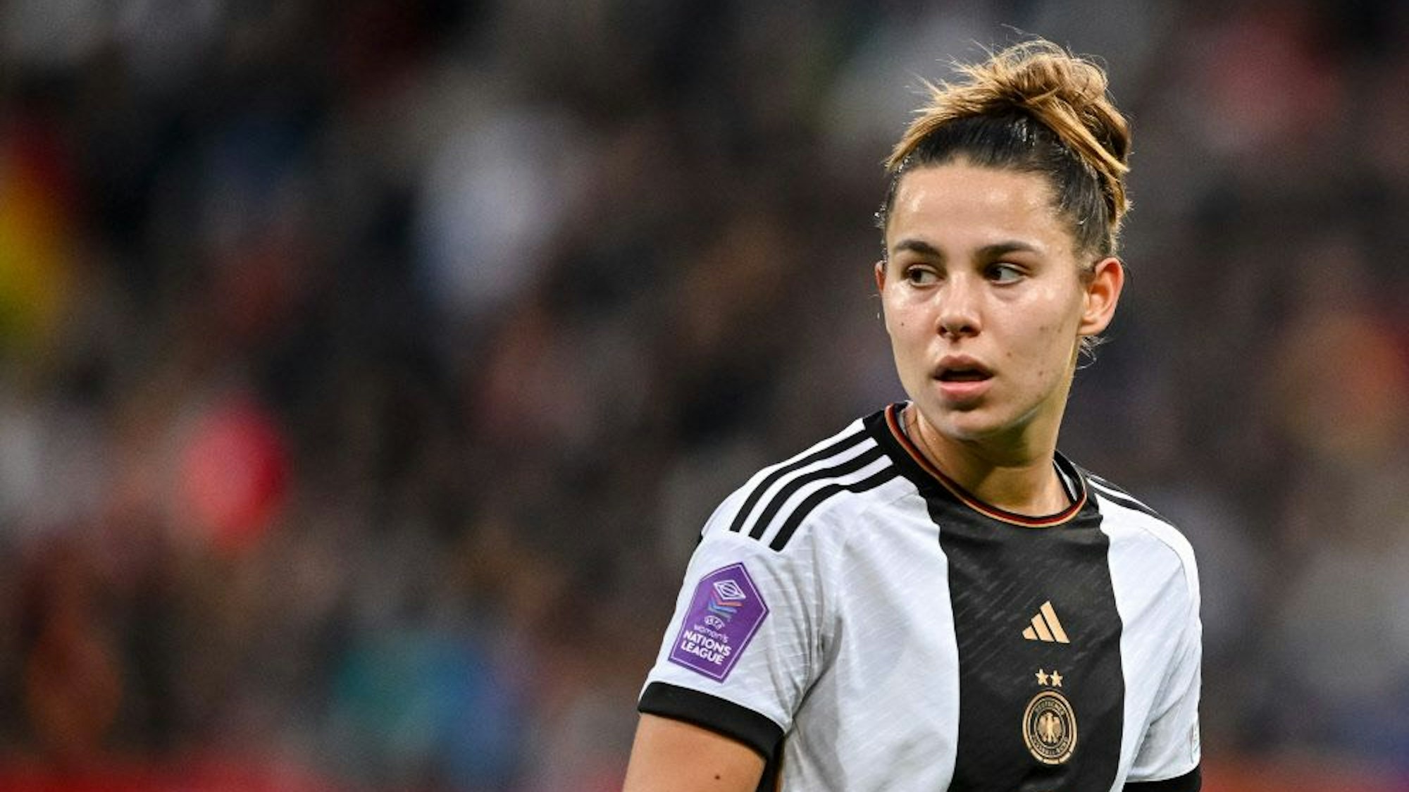 DFB-Nationalspielerin Lena Oberdorf erhielt nach dem WM-Aus viele Hasskommentare
