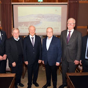 100 Jahre Aggerverband&nbsp; - Feier Holsteins Mühle