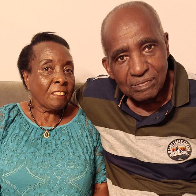 Das Paar Theresa und Ahamada Katongole.