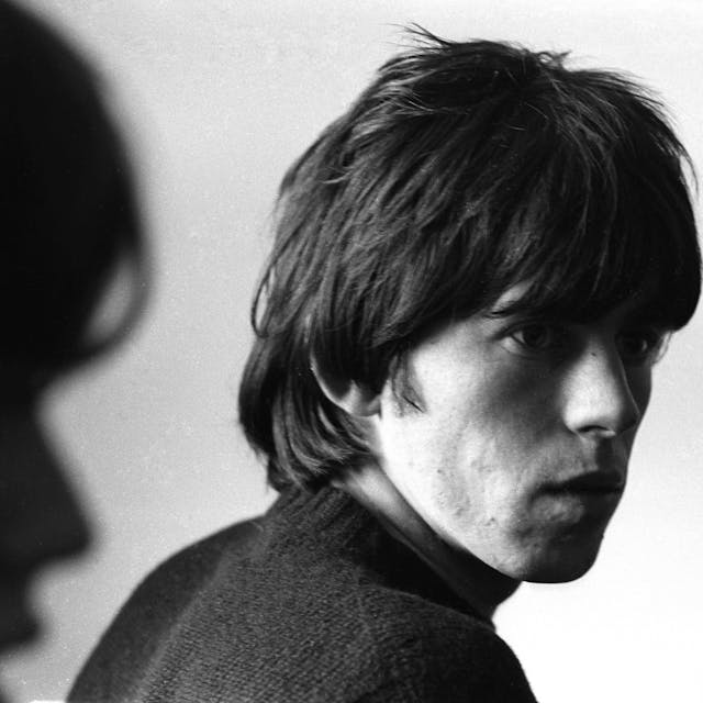 Keith Richards, Gitarrist der Rolling Stones. 1960er 20. Jahrhundert Musiker Porträt Rockgitarrist