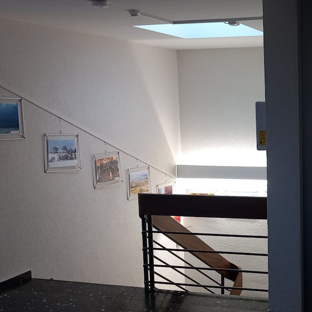Nur eine Treppe führt in die zweite Etage des Rathauses in Berkum.