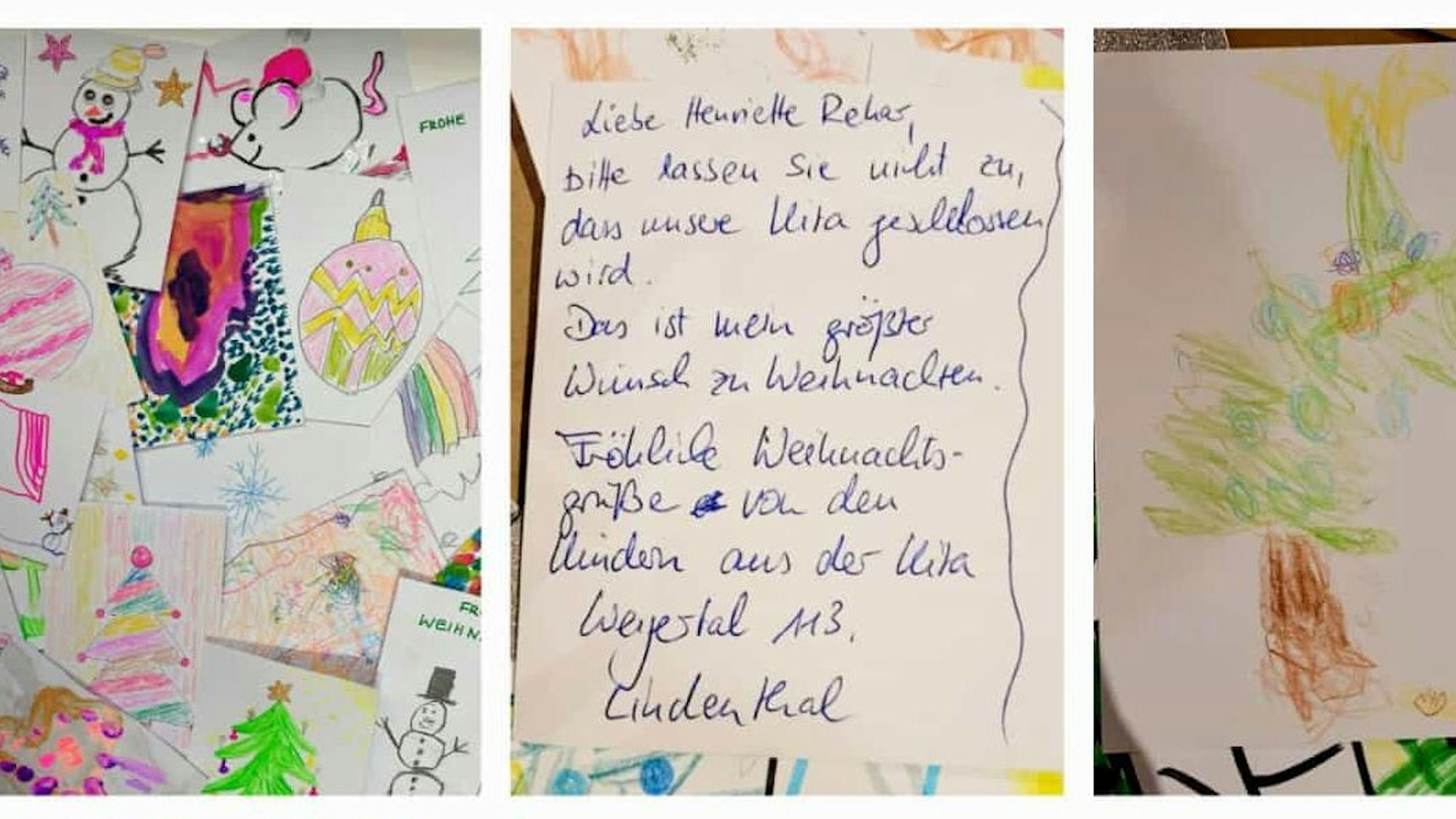 Die Kinder der Kita Weyertal schreiben Weihnachtspost an die Kölner Oberbürgermeisterin Henriette Reker.