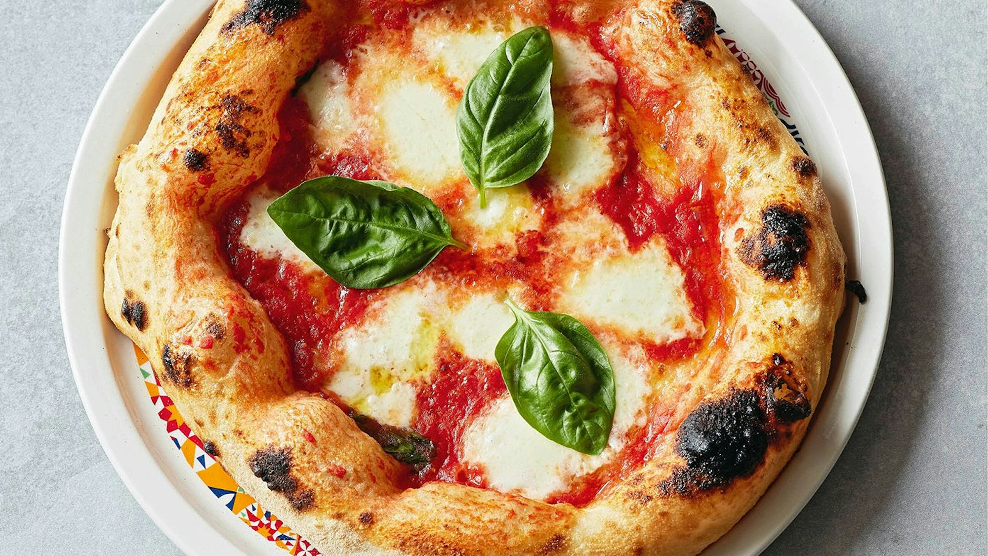 Pizza Margherita aus dem Buch "Pizza Napoletana"