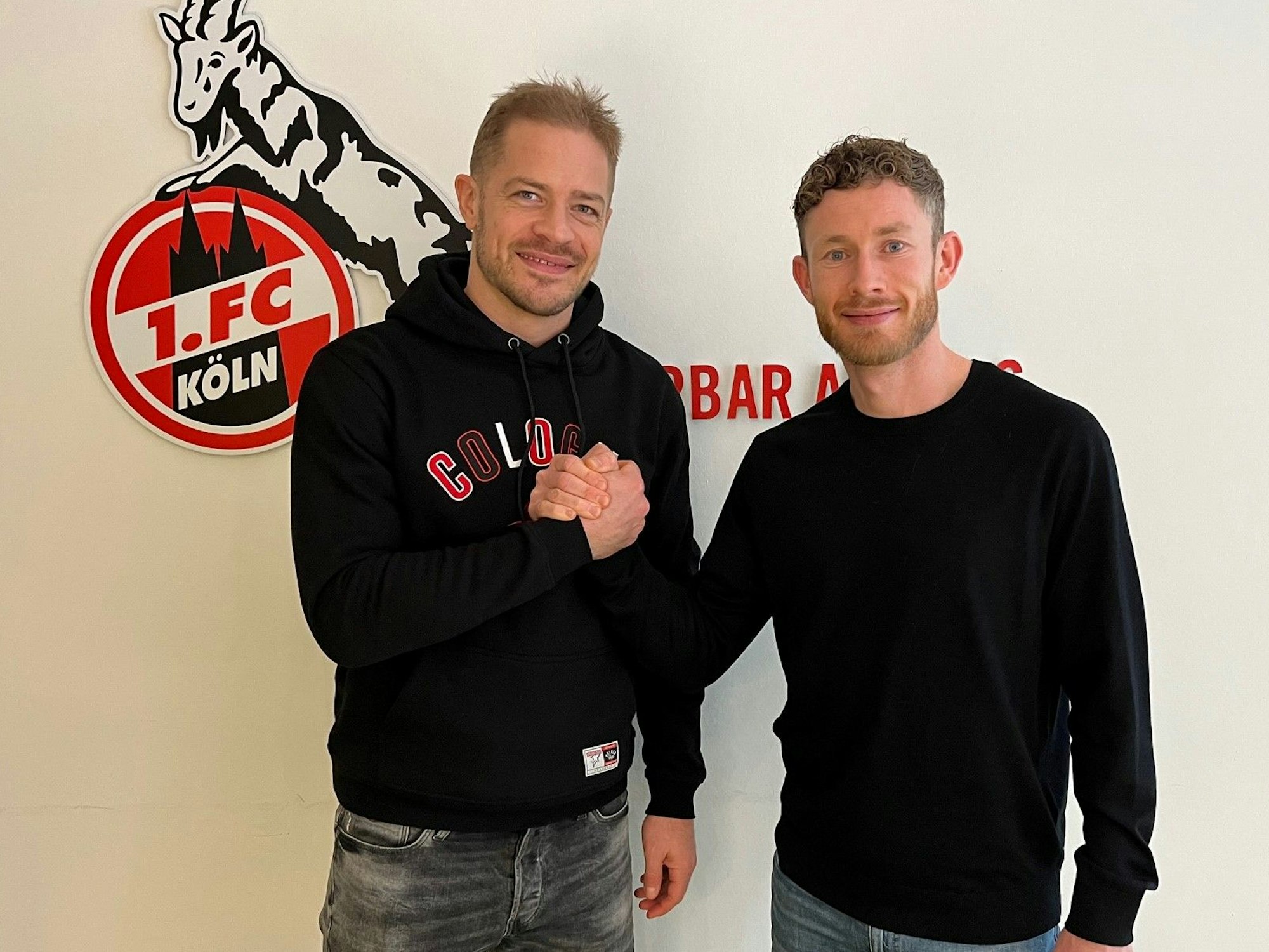 Die Kapitäne im Doppel-Interview: Fußballer Florian Kainz vom 1. FC Köln traf Eishockey-Profi Moritz Müller von den Kölner Haien.