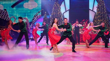 Szene der RTL-Sendung „Let's dance“, die an Weihnachten als Spezialausgabe erscheint.