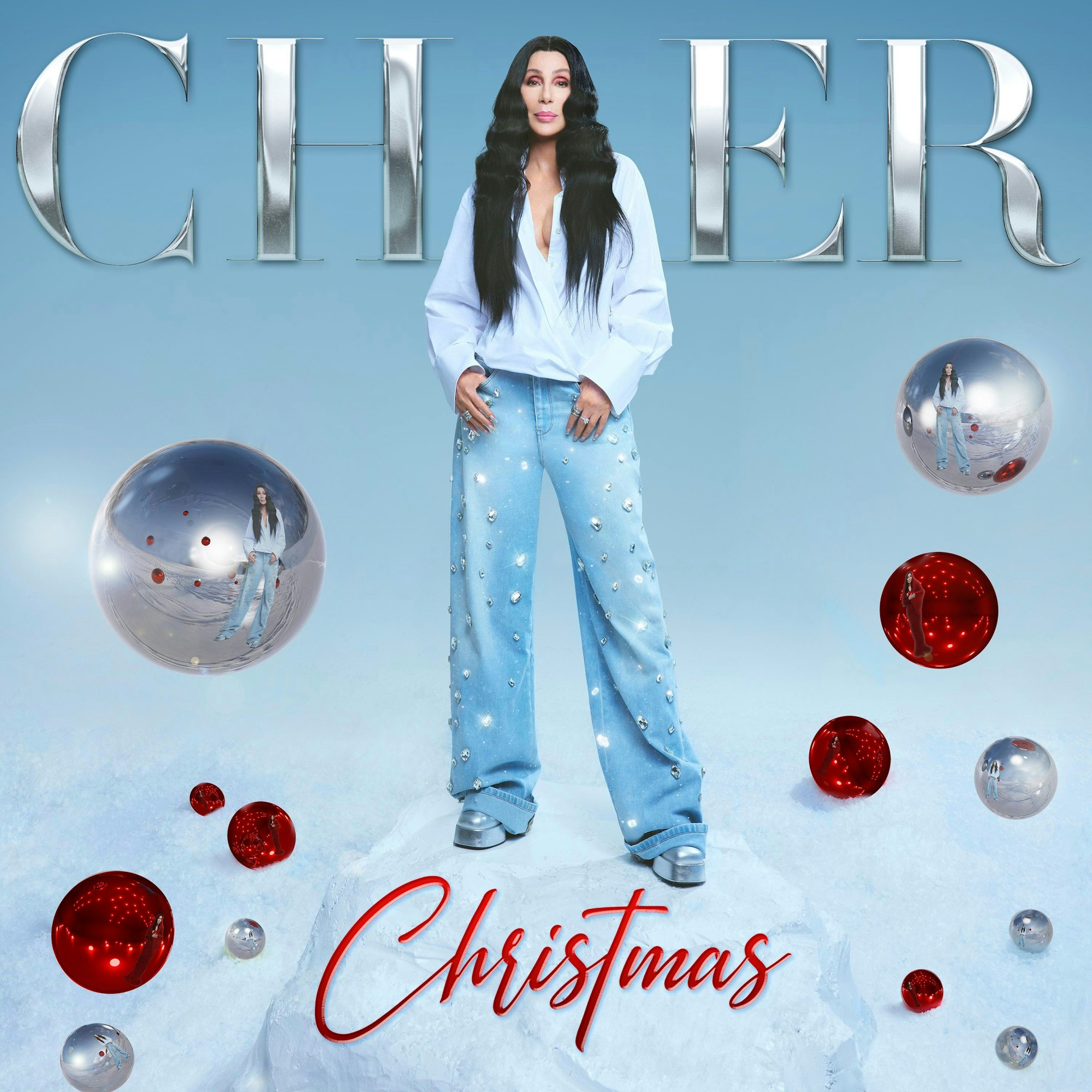 Cover des Albums „Christmas“ von Sängerin Cher. Die Ohrwürmer von Weihnachtsklassikern gehen nicht mehr aus dem Kopf. Da kommen neue Songs gerade richtig.