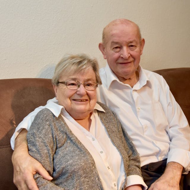 Ilse und Paul Dung aus Sankt Augustin sind seit 60 Jahren verheiratet.
