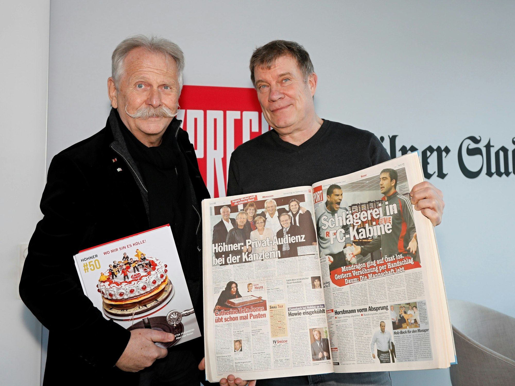 Henning Krautmacher mit Christian Knop beim EXPRESS.
