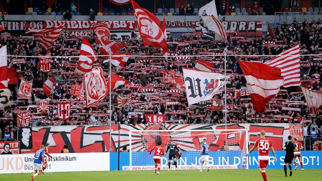 Fans von Fortuna Düsseldorf.&nbsp;