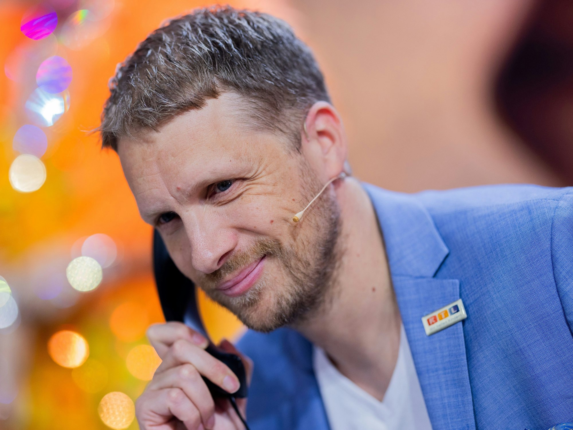 Oliver Pocher, Moderator, nimmt am RTL-Spendenmarathon 2023 teil.