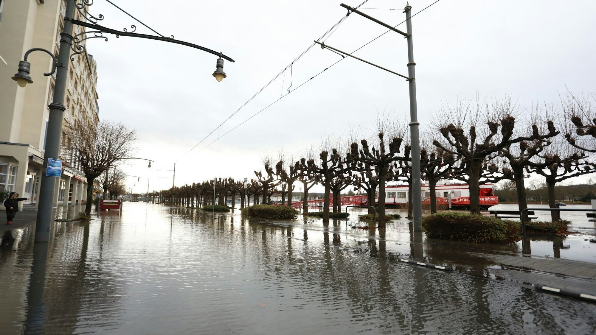 Hochwasser in Bad Honnef und Königswinter