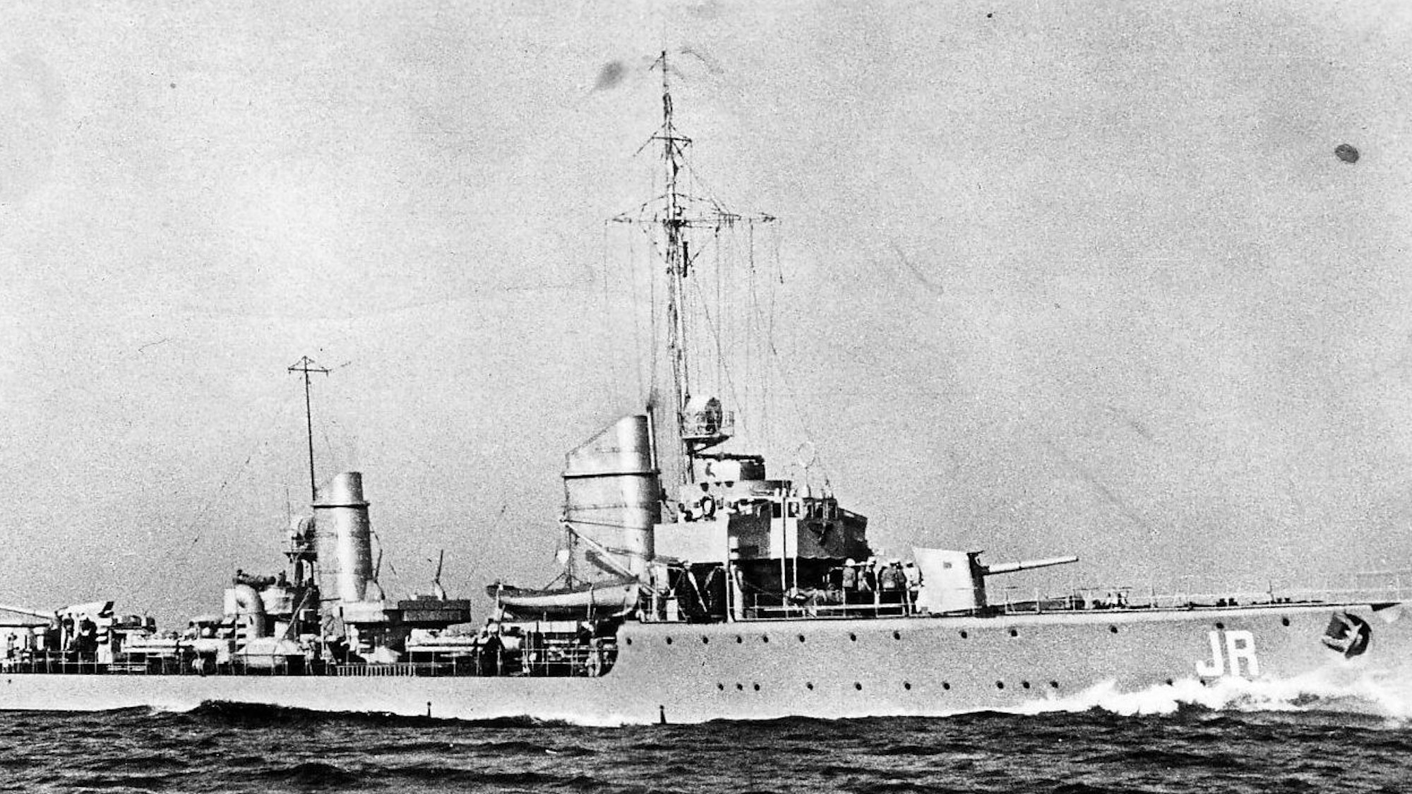Dieses historische Foto zeigt ein Torpedo-Boot der deutschen Marine. Schiffe dieser Art kamen auch in der Biskaya zum Einsatz.