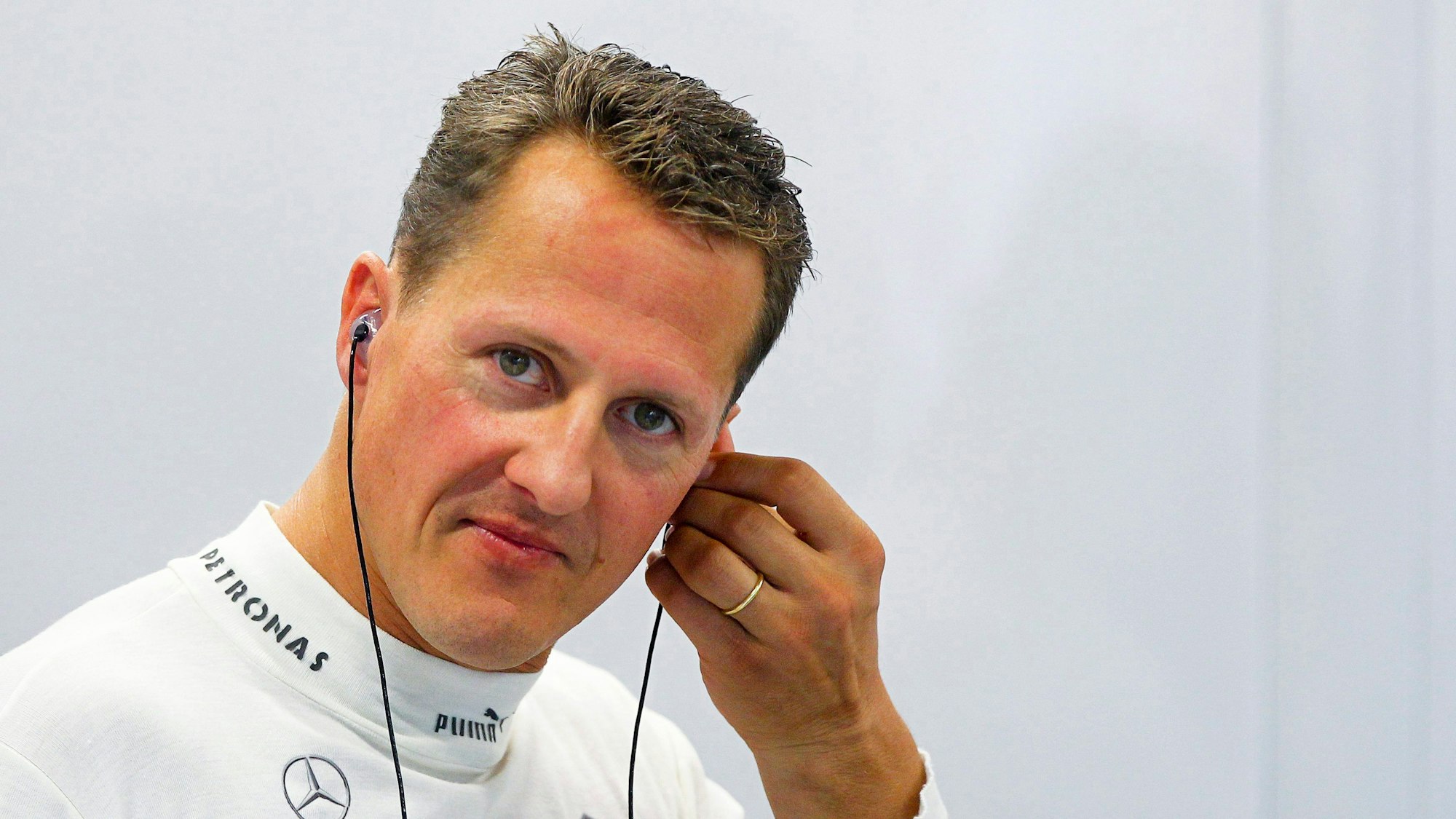 Der Formel-1-Fahrer Michael Schumacher beim Training zum Formel 1 Grand Prix (Archivbild)
