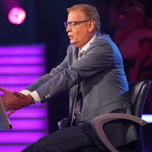 RTL-Moderator Günther Jauch im Studio von „Wer wird Millionär?“