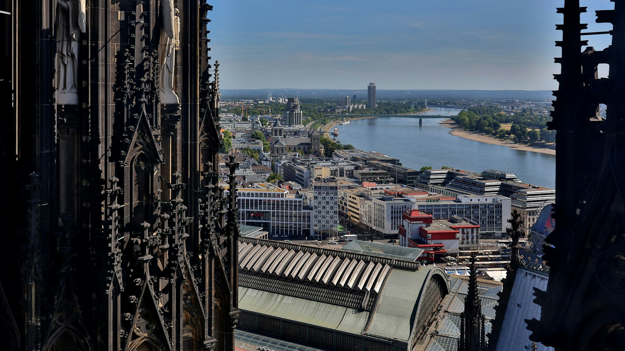 Köln vom Dom aus fotografiert
