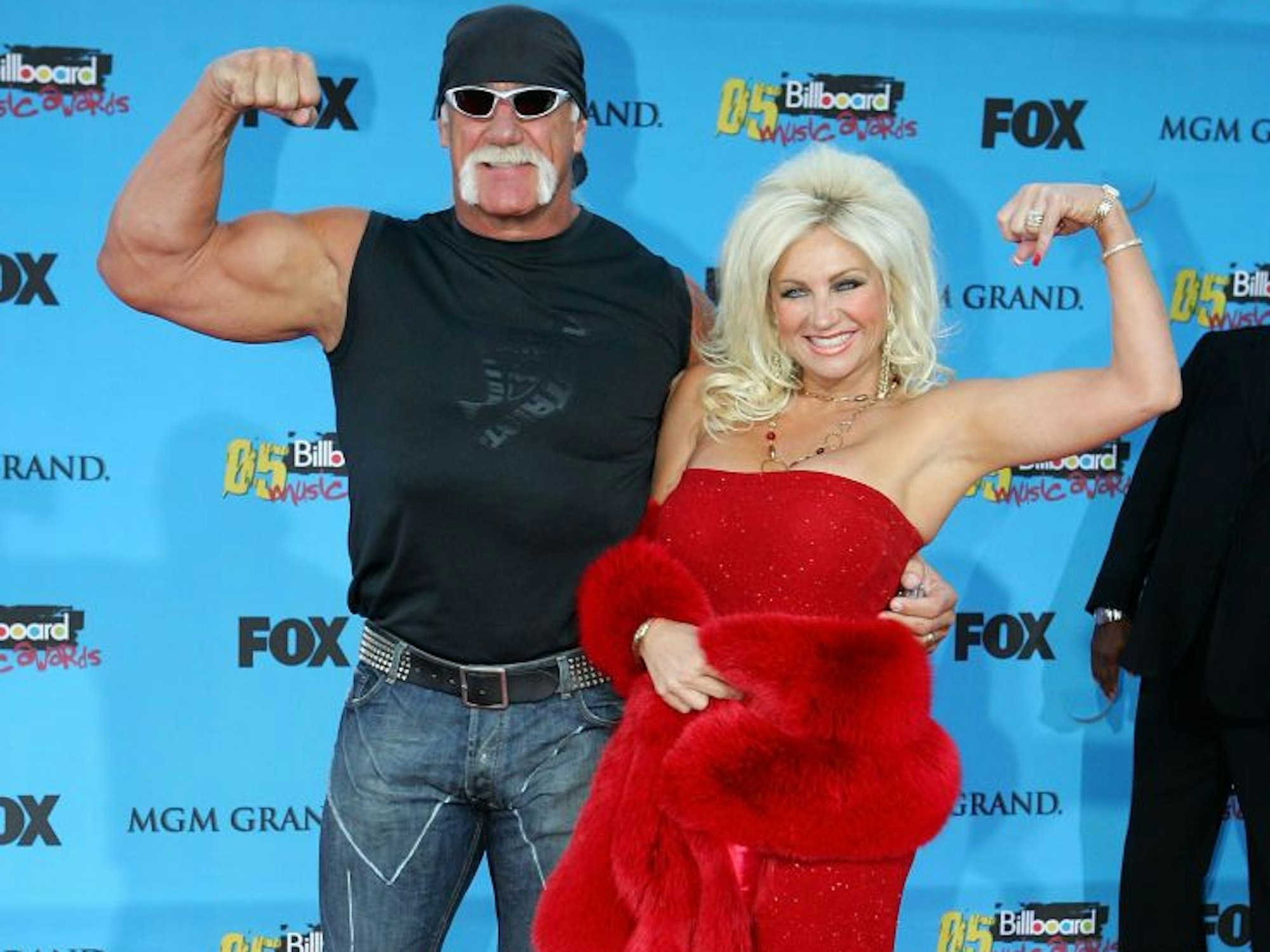 Wrestler Hulk Hogan und seine damalige Frau Linda 2005.