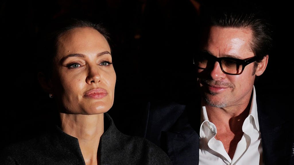 Angelina Jolie und Brad Pitt im Juni 2014 in London.
