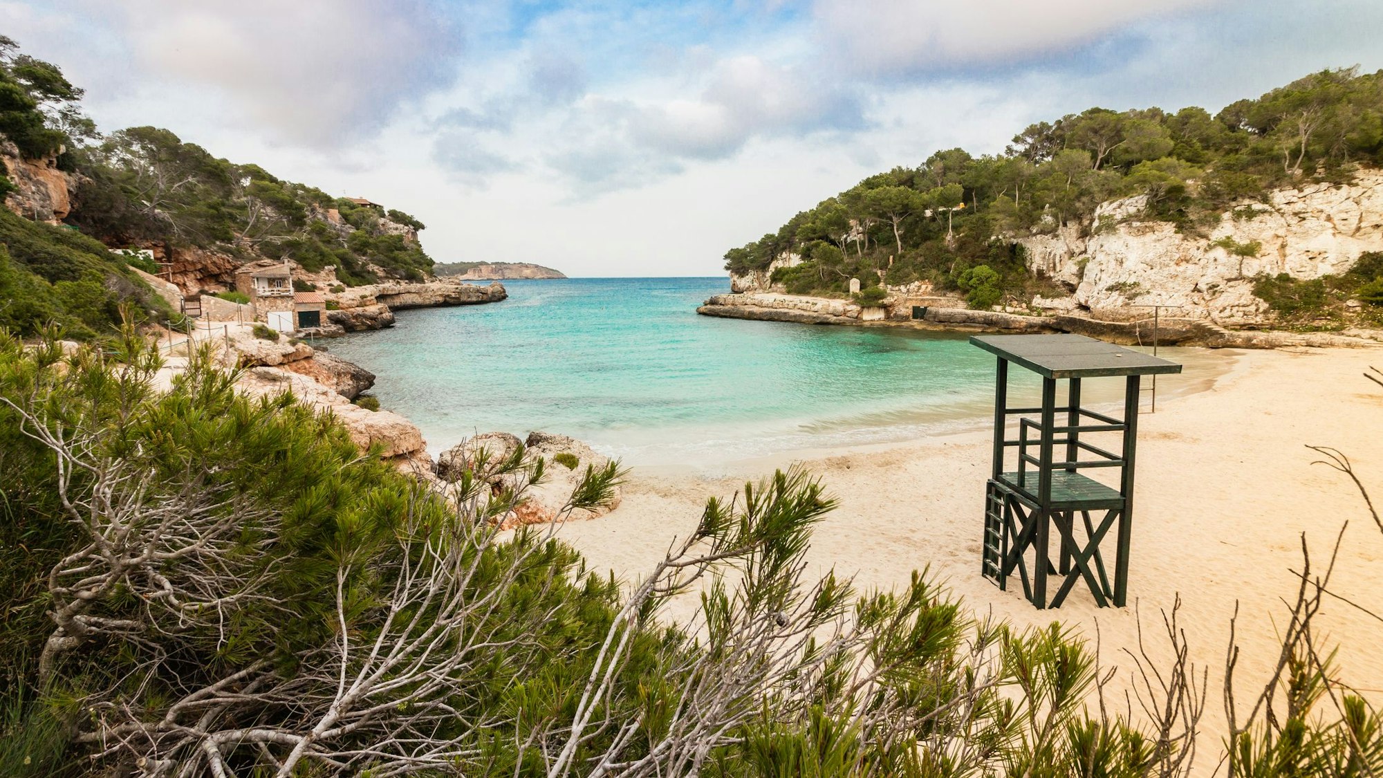 Strand von Cala Llombards, Mallorca.