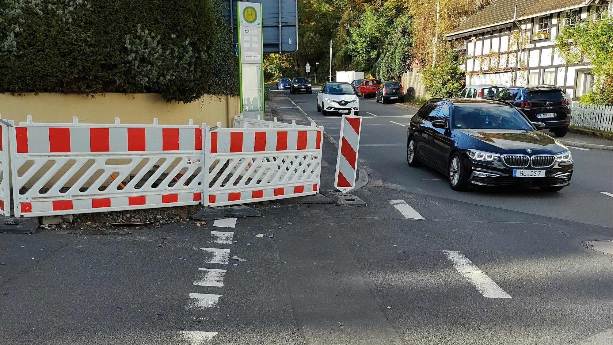 Für die Initiative Velocity sind viele Baustellen in Rösrath für Radfahrer gefährlich.