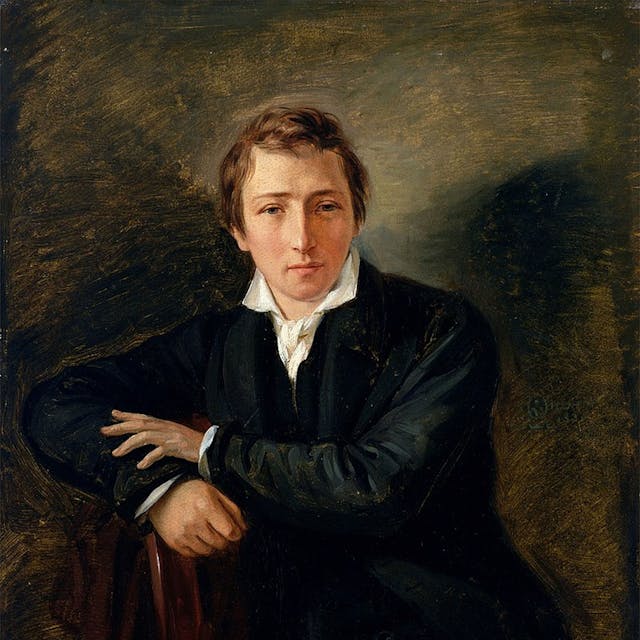 Heinrich Heine, Gemälde von Moritz Daniel Oppenheim, 1831
