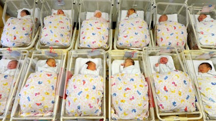 Die Geburtenrate in Deutschland ist einer aktuellen Studie zufolge innerhalb der vergangenen beiden Jahre deutlich zurückgegangen. (Symbolfoto)&nbsp;