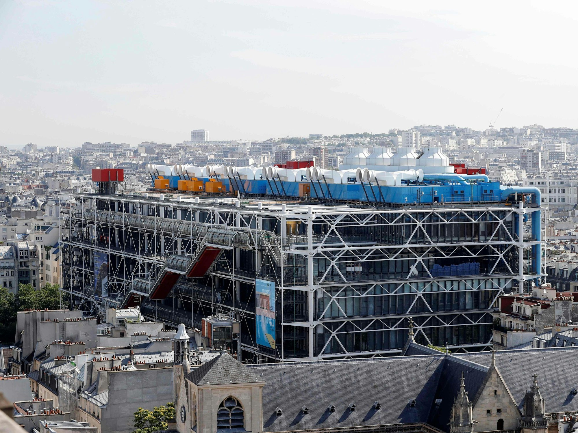 Das Centre Georges Pompidou in Paris.