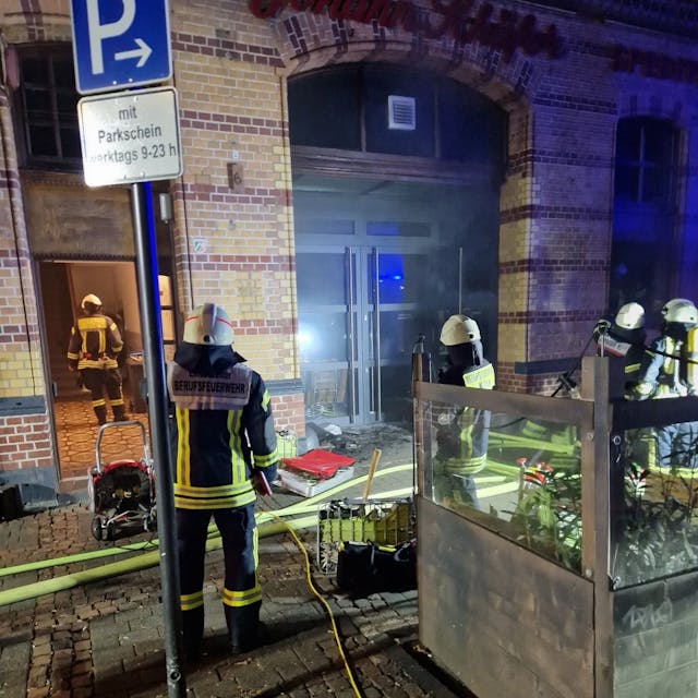 In dem Restaurant und Brauhaus Johann Schäfer in der Elsaßstraße hat es am frühen Montagmorgen gebrannt.