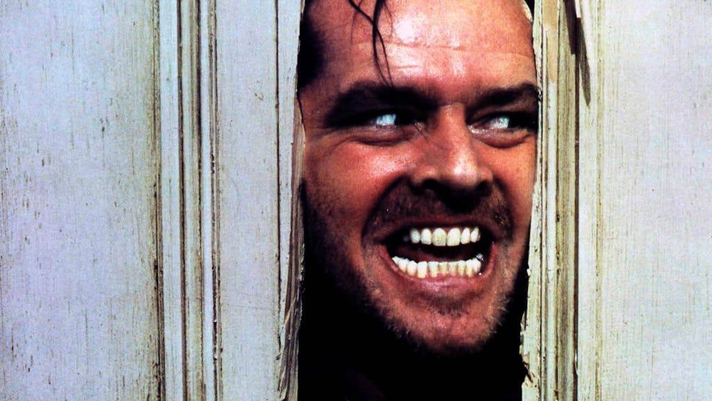 Jack Nicholson in einer Szene aus "The Shining" von 1980