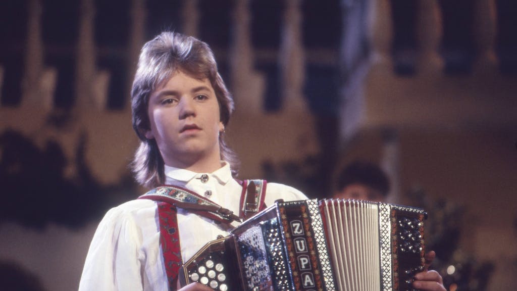 Florian Silbereisen im Musikantenstadl in den 90ern.