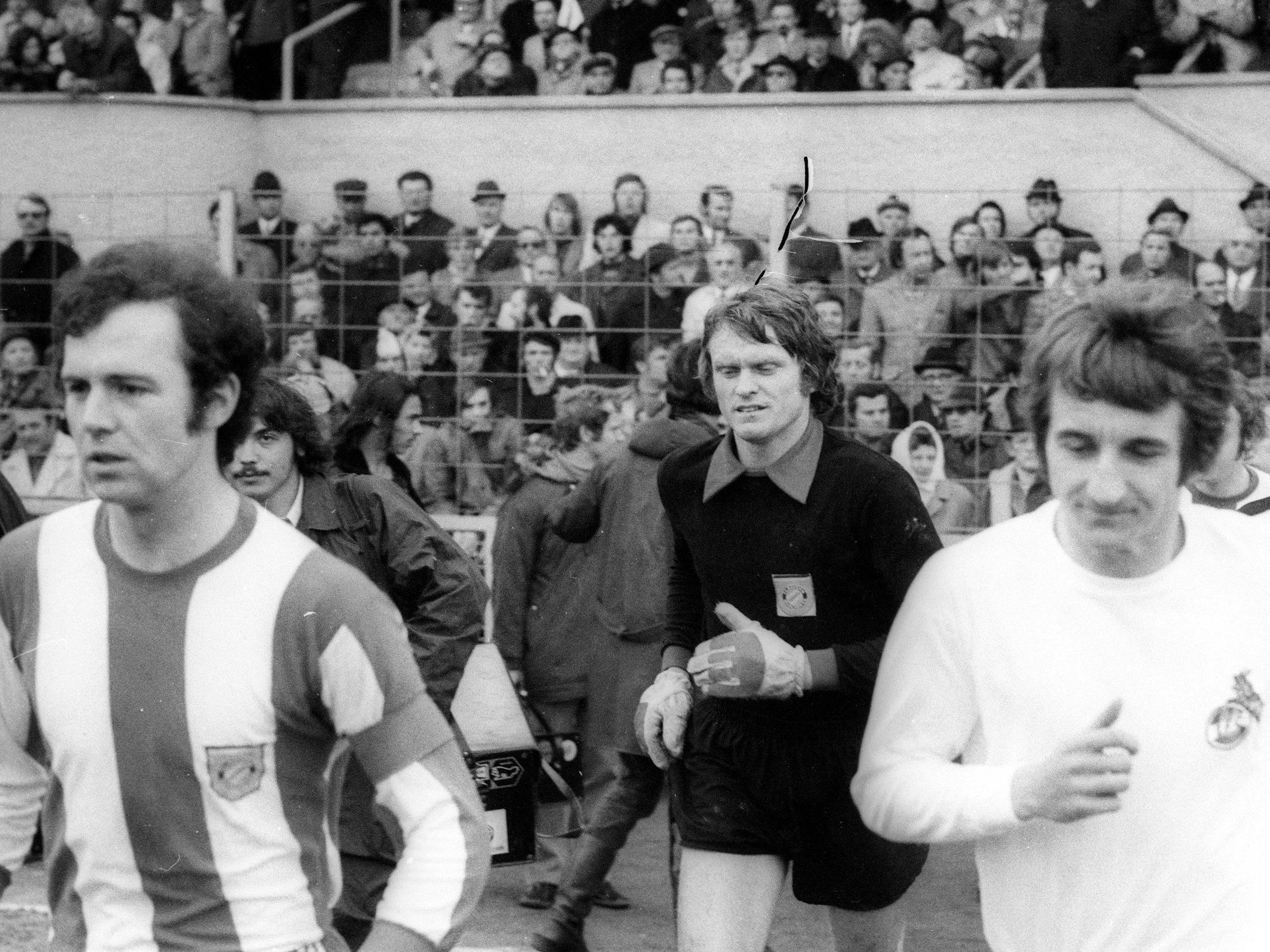 Franz Beckenbauer, Sepp Maier und Hannes Löhr