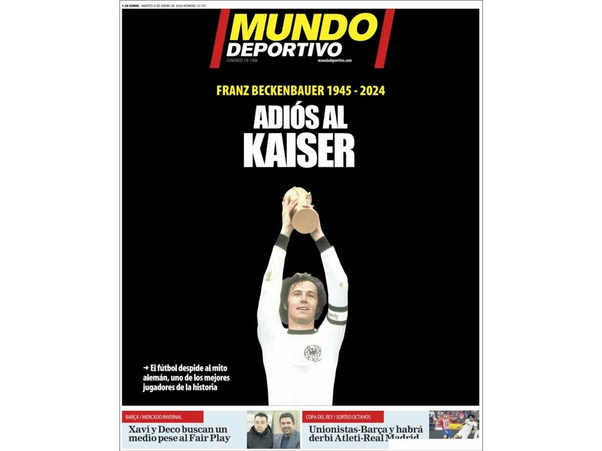 Cover der Sport-Tageszeitung Mundo Deportivo.