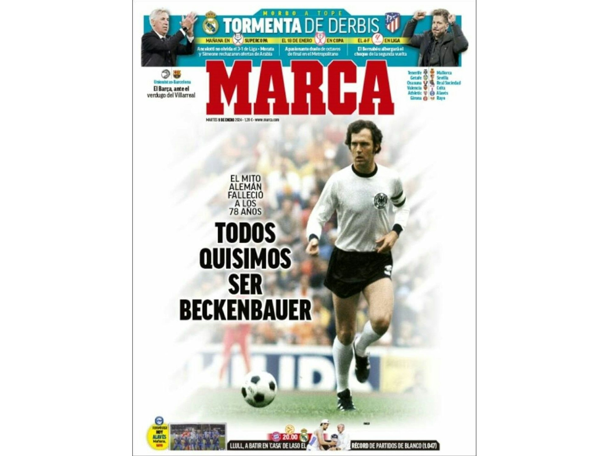 Cover der spanischen Sport-Tageszeitung Marca.